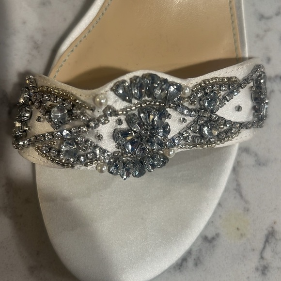 Blue by Betsey Johnson white  Sandals - Picture 8 of 8